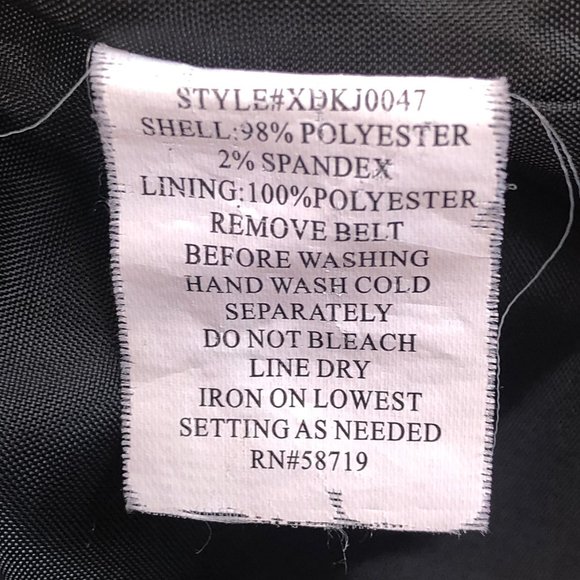 NY Collection Leopard Double-Breasted Pea Coat - Picture 5 of 6